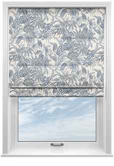 Maui, Indigo - Roman Blind
